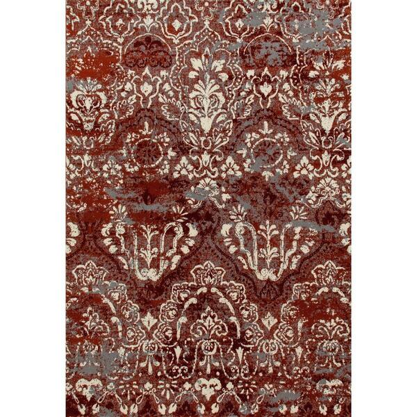 Art Carpet 2 X 4 Ft. Bastille Collection Emerge Woven Area Rug, Red 841864109340